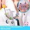 DIY Beaded Jewelry Making Kit (MyPinkCat KIT) 6 x 6 x 2.3 inches